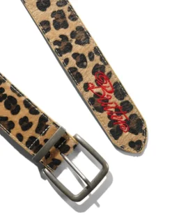 Animal Hide Belt, Leopard