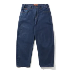 Baggy Denim Jeans, Dark Indigo