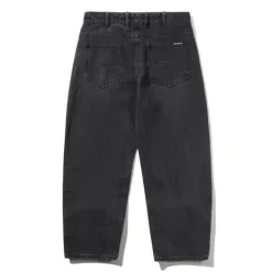 Baggy Denim Jeans, Distressed Black