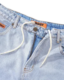 Baggy Denim Jeans, Light Blue
