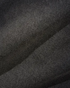 Baggy Denim Shorts, Distressed Black