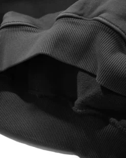 Basic Pullover Hood, Washed Black