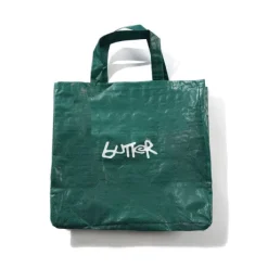 Beach Tote, Green / Black