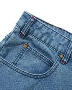 Blotch Denim Jeans, Streaky Blue