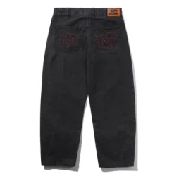 Blotch Denim Jeans, Streaky Black
