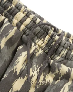 Blotch Fleece Pants, Washed Camo