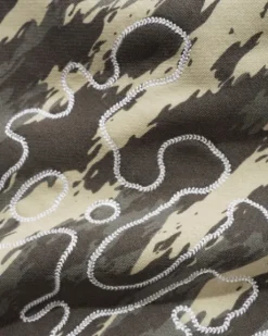 Blotch Zip-Thru Hood, Washed Camo