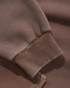 Blotch Zip-Thru Hood, Washed Berry