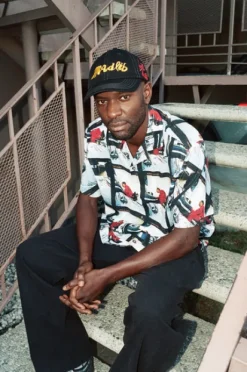 Bomb Shelter Rayon Shirt, Multi