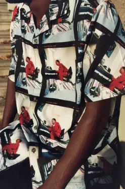 Bomb Shelter Rayon Shirt, Multi