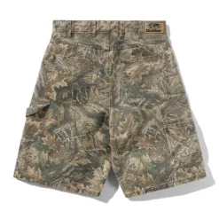 Carpenter Denim Shorts, Forest Camo