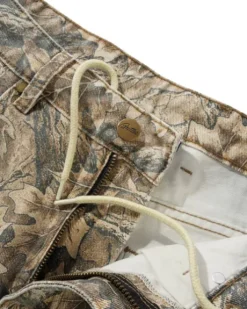 Carpenter Denim Shorts, Forest Camo