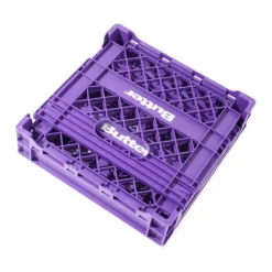 Collapsable Record Crate, Purple