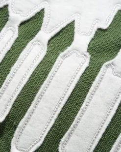 Cut Out Applique Crewneck, Ash