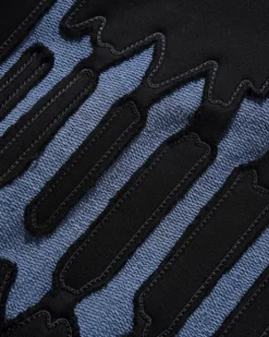 Cut Out Applique Crewneck, Black