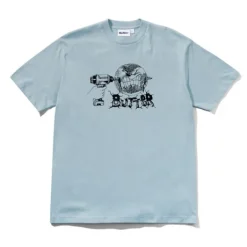 Drill Tee, Grey Blue