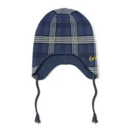 Earflap Beanie, Plaid