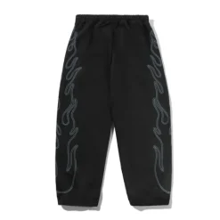 Flame Fleece Pants, Black