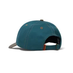 Footprints 6 Panel Cap, Teal