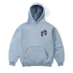 Footprints Pullover Hood, Ice