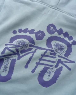 Footprints Pullover Hood, Ice