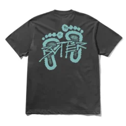 Footprints Tee, Black