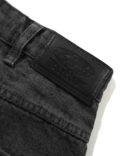 Garage Denim Shorts, Faded Black