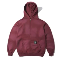Garage Zip-Thru Hood, Faded Burgundy