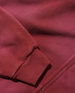 Garage Zip-Thru Hood, Faded Burgundy