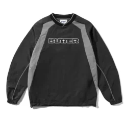 Glint Pullover Training Jacket, Black / Grey