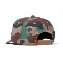 Glint Snapback Cap, Woodland Camo