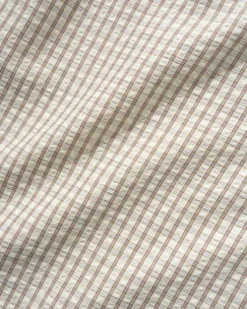 Grid S/S Shirt, Beige