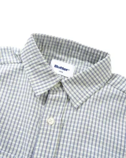 Grid S/S Shirt, Blue