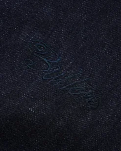 Hooded Work Jacket, Rinsed Indigo