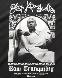 India Tee, Washed Black