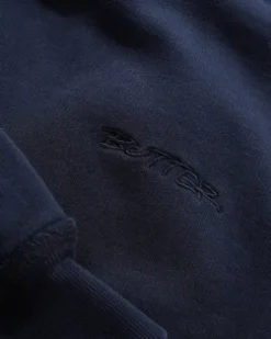 Inside Out Pullover Hood, Washed Navy