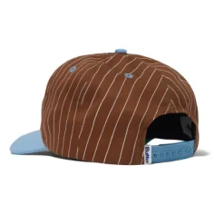 League Baseball Cap, Brown / Sky Blue
