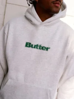 Logo Pullover Hood, Ash