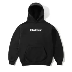 Logo Pullover Hood, Black