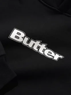 Logo Pullover Hood, Black