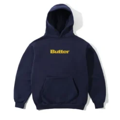 Logo Pullover Hood, Navy