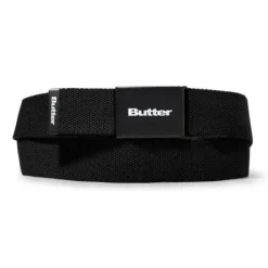 Logo Woven Belt, Black