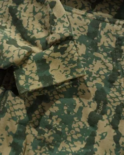 Lowland Camo Zip-Thru Hood, Washed Green