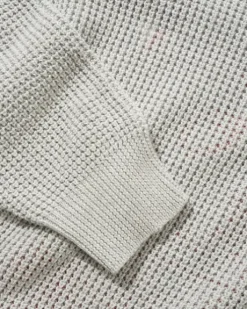 Newcomer Reversible Knit Sweater, Grey