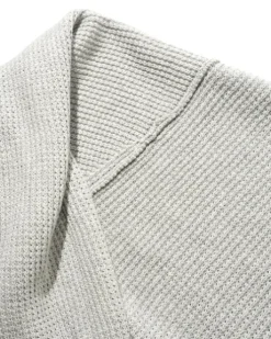 Newcomer Reversible Knit Sweater, Grey