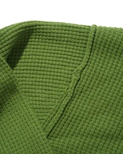 Newcomer Reversible Knit Sweater, Grass