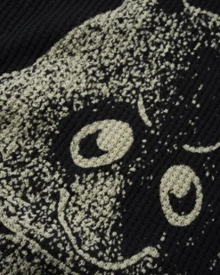 Newcomer Reversible Knit Sweater, Black