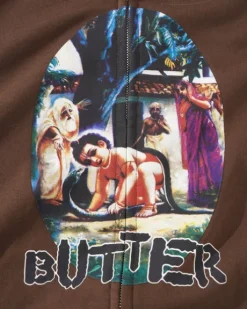 Nimai Zip-Thru Hood, Washed Brown