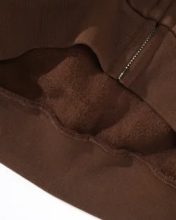 Nimai Zip-Thru Hood, Washed Brown