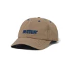 Nylon Rounded Logo 6 Panel Cap, Sand